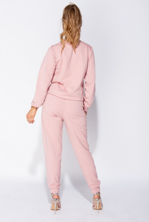 D'or Me Jogger Set Rose Pink Blogger Style