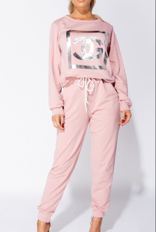 Cherie Jogger Set Rose Pink