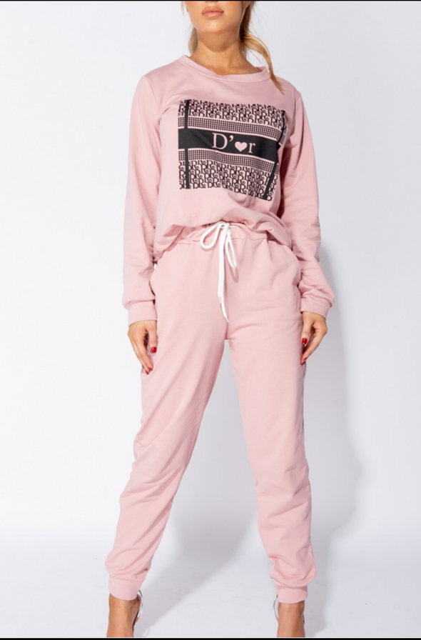 D'or Me Jogger Set Black Blogger Style