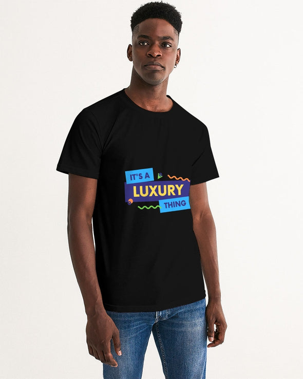 Luxury Thing  Fashion Men's  Graphic Tee Black