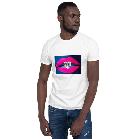 Diamond Kiss Short-Sleeve Unisex T-Shirt