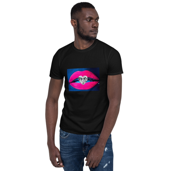 Diamond Kiss Short-Sleeve Unisex T-Shirt